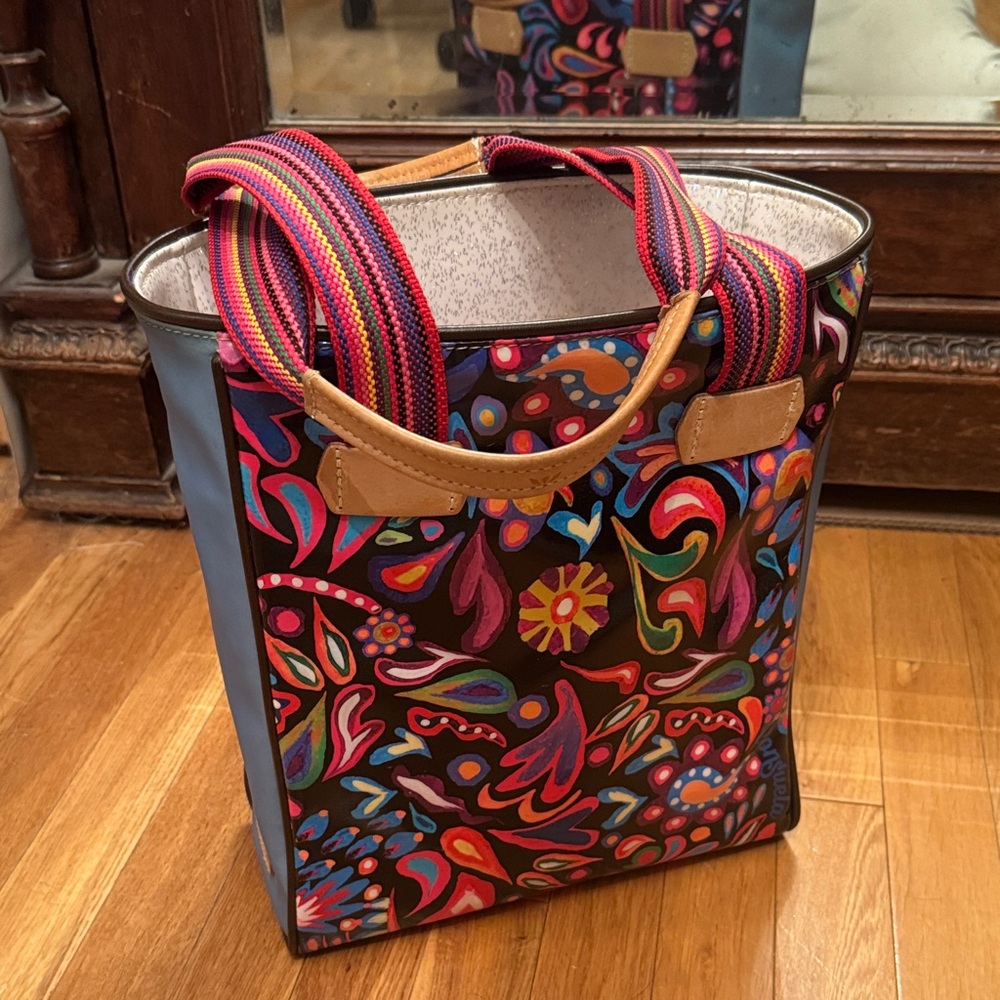 Consuela Chica Tote with Floral Design